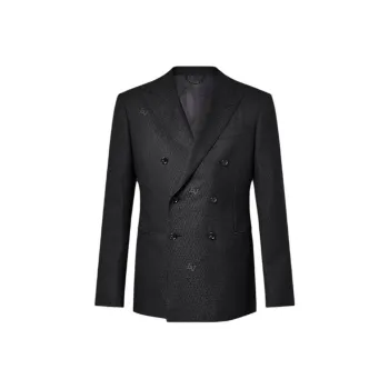 LOUIS VUITTON Double-Breasted Wool Pont Neuf Jacket