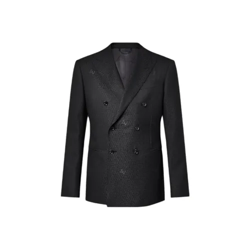 LOUIS VUITTON Double Breasted Wool Pont Neuf Jacket