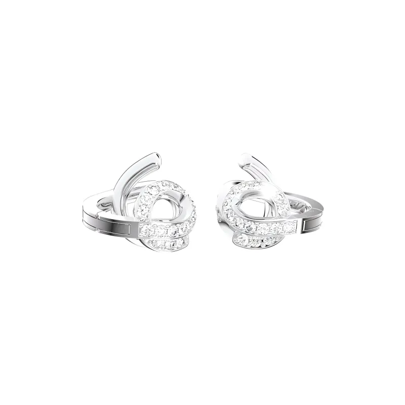 Swarovski Fluenta Earrings Women's Silver-2