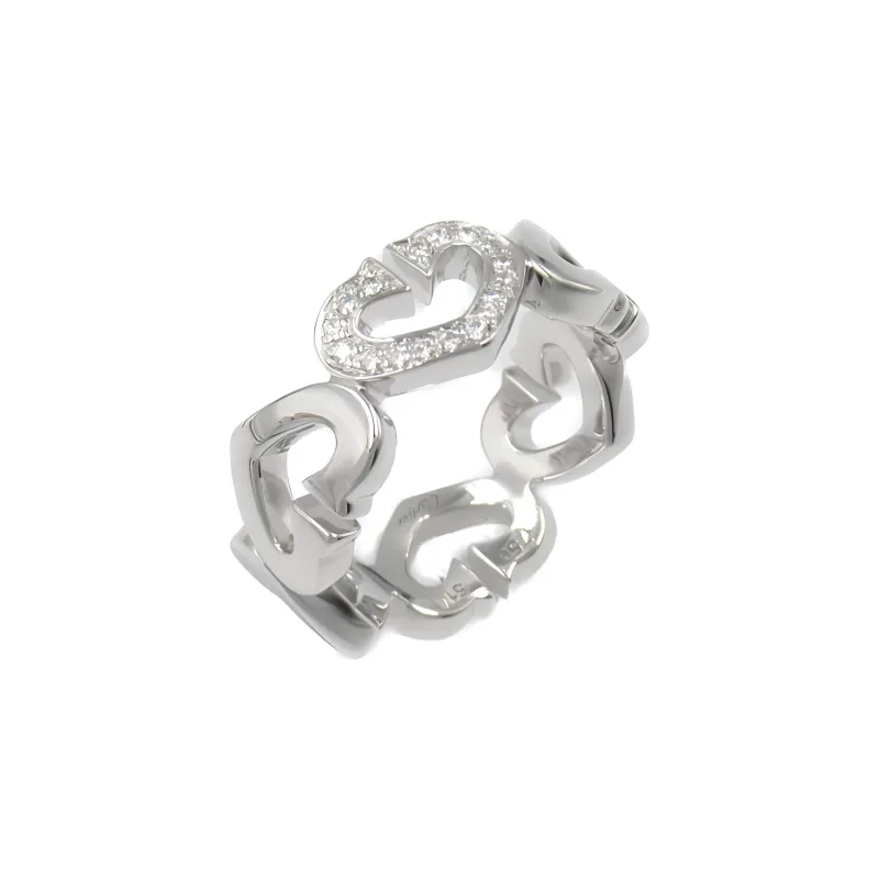 CARTIER 18K White Gold Rings Women's Silver-2