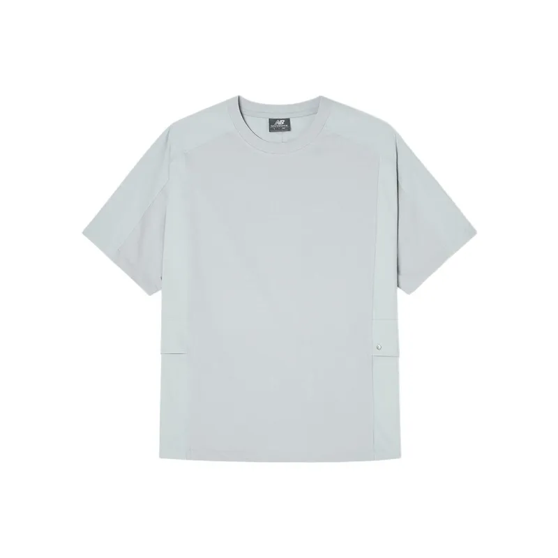 New Balance SEMI OVER FITFROZEN T Shirt Men's Light Gray-0