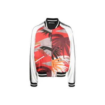 PALM ANGELS Hawaiian Bomber Jacket