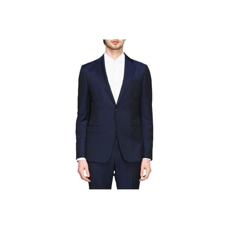 Zzegna Business Suits Men Marine Blue-0