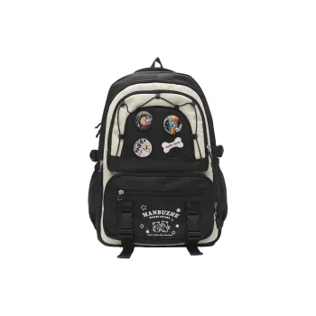 Alcohol Dragon Canvas Backpack Regular Women's Multicolor