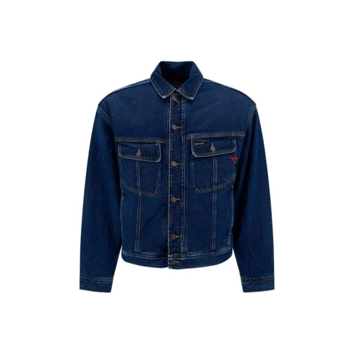 DIESEL Denim Jackets Men Denim Blue-0