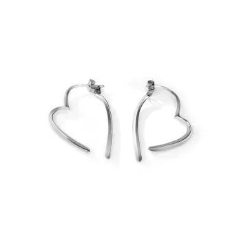 Happy Tide 9S25 Silver Earrings Women's