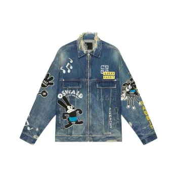 Disney X Givenchy Denim Jackets Men Blue