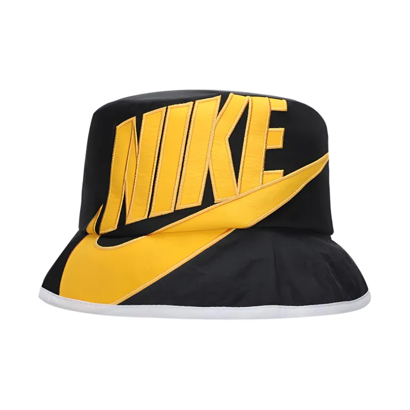 Nike Embroidered Logo Sun Bucket Hat Black-0