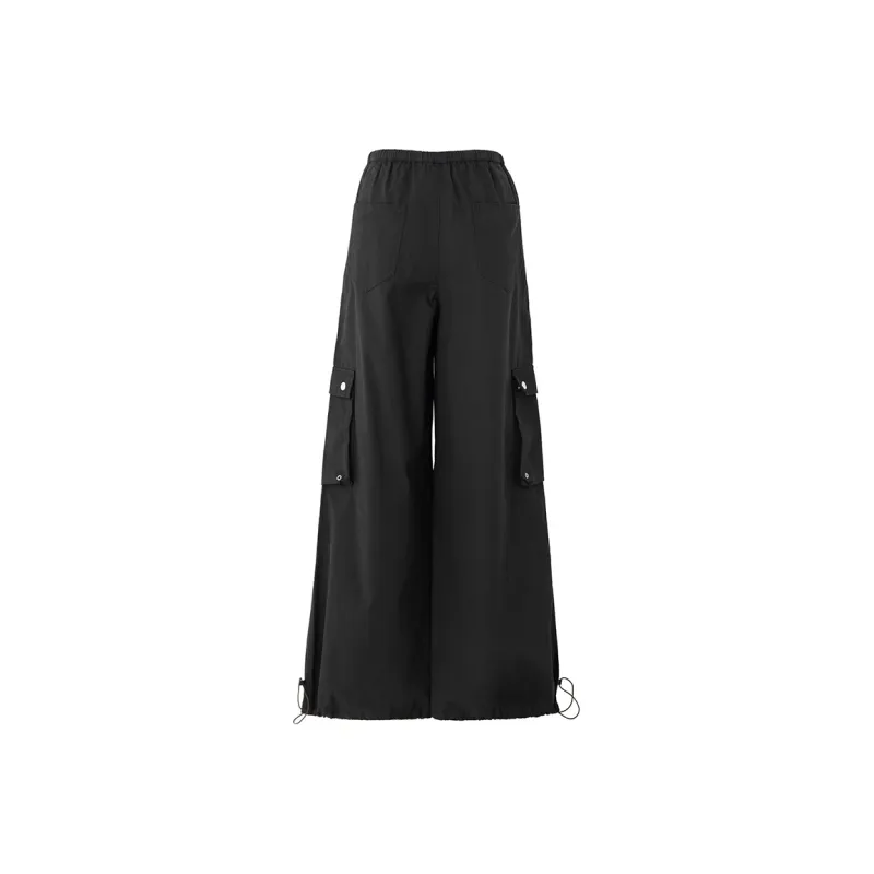 SOON FLOWER Casual Pants Women's Black-1