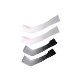 Fingerless Style (Gray Black+Purple Gray) 2 Pairs