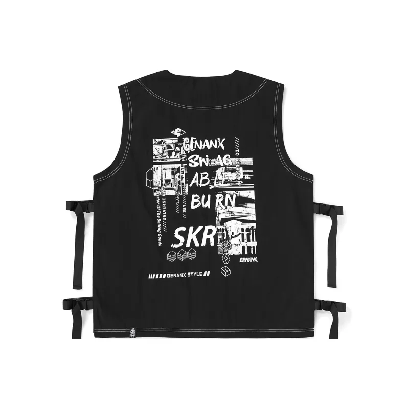 GENANX Vests Men Black-0