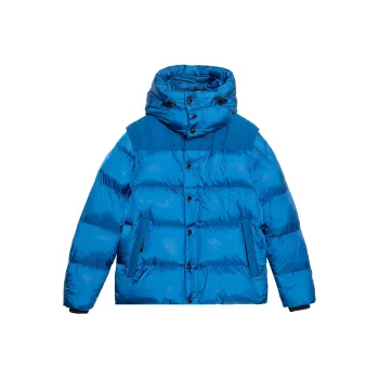 Burberry Detachable Sleeve Hooded Puffer Jacket