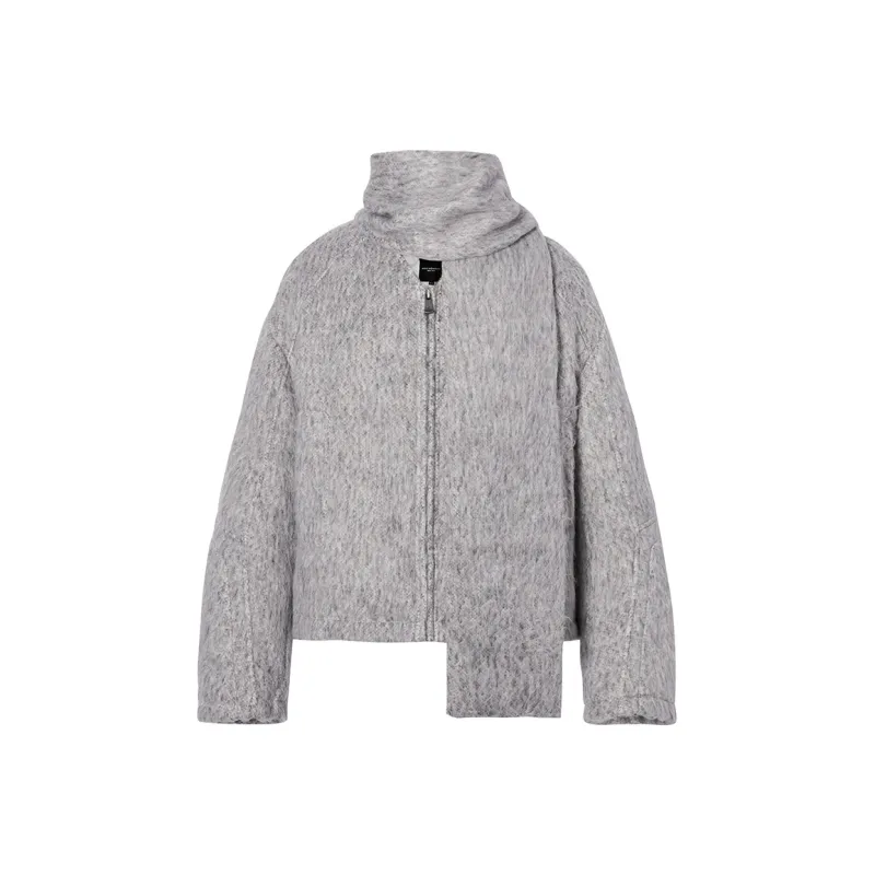 ROCAWEAR Down Jacket Unisex Gray-0