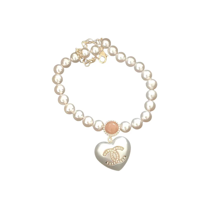 CHANEL Necklaces Women's Pink-1
