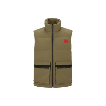 HUGO BOSS Vests Men Light Green