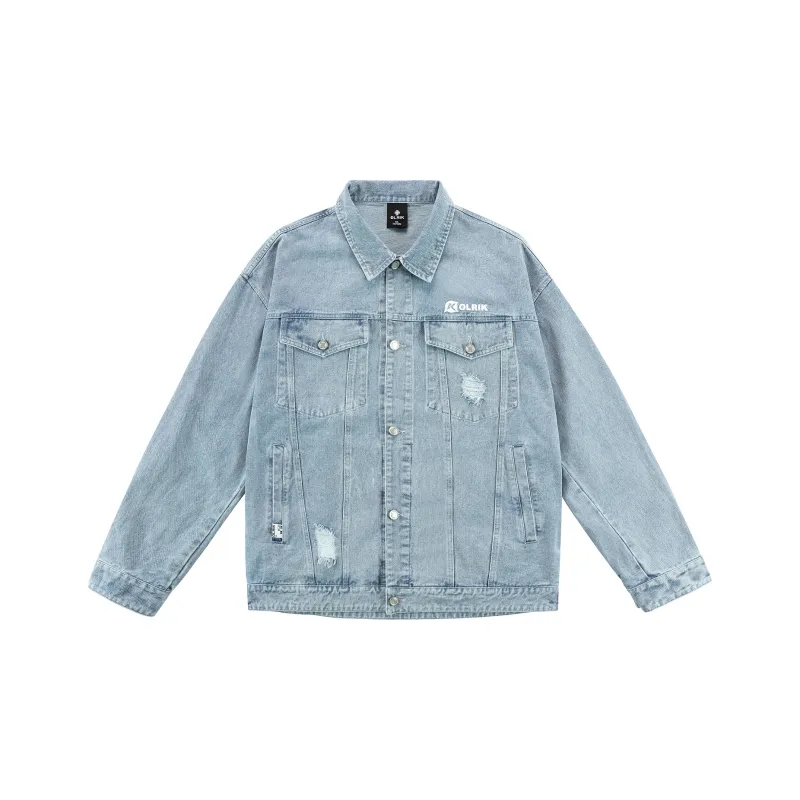 OLRIK Denim Jackets Unisex-5