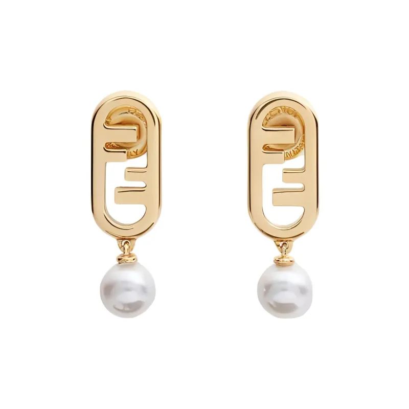 FENDI Earrings Women's Gold-1
