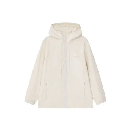 PONY Jackets Coats Unisex White
