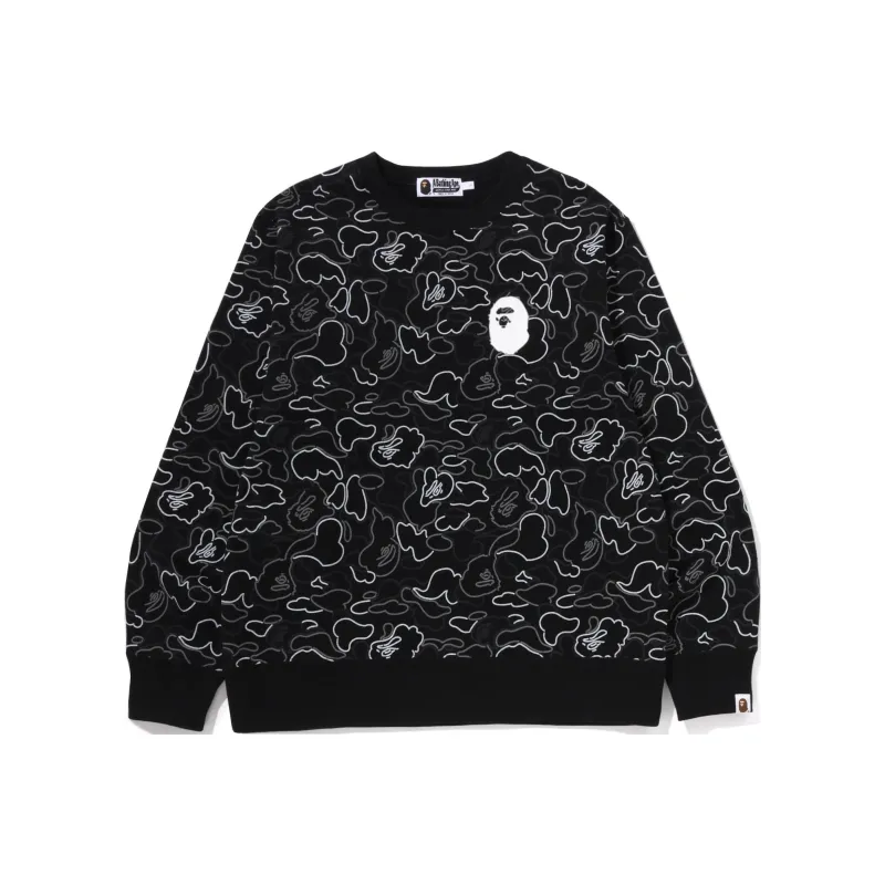 Bape Neon Camo Crewneck Sweatshirt-0