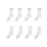 8 Pack (Label White 4+Full Stripes 4)