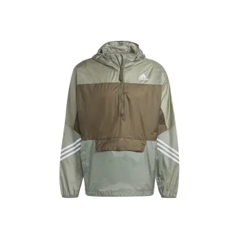 Adidas Windbreaker Jackets Men Green