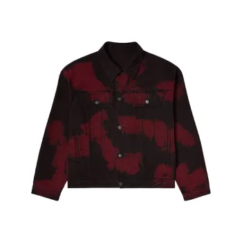 A COLD WALL* Denim Jackets Unisex Burnt Red