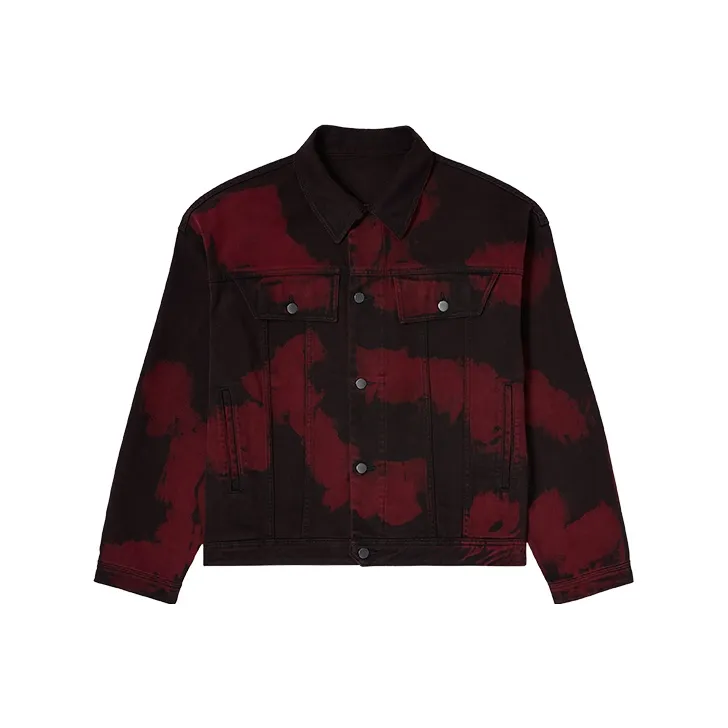 A COLD WALL* Denim Jackets Unisex Burnt Red-0