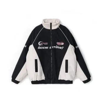 Black Late Puffer Jacket Unisex