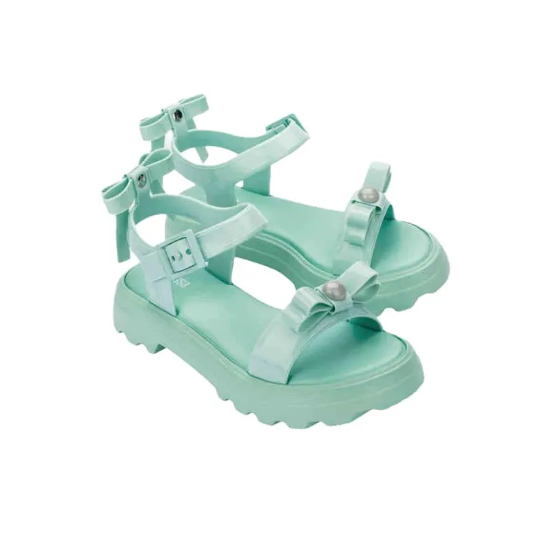 MELISSA GIRLBOW One Strap Sandals Women's Green-2
