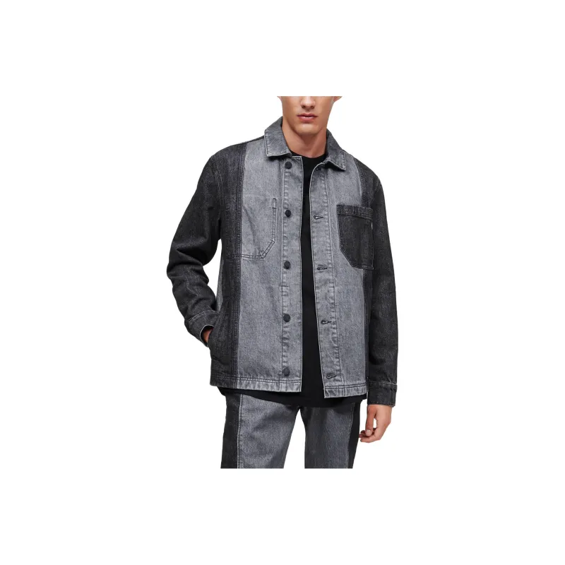 KARL LAGERFELD / Karl Lagerfeld Jeans Colour-block Denim Shirt Jacket-0