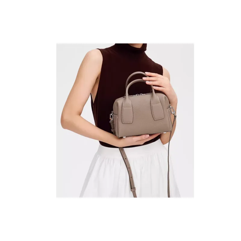 ZESH Cow Leather Handbag Small Size Women's Multicolor-1