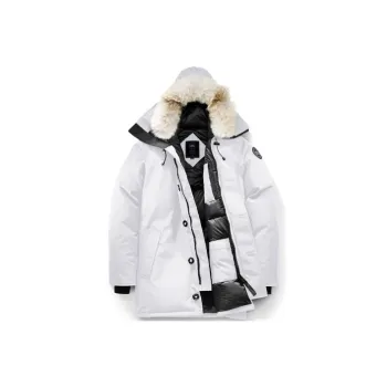 Canada Goose Black Mark Down Jacket Men's Polaris White