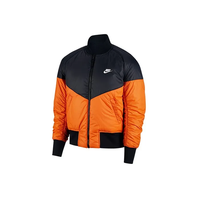 Nike Puffer Jackets Men Orange Black Multicolor-0
