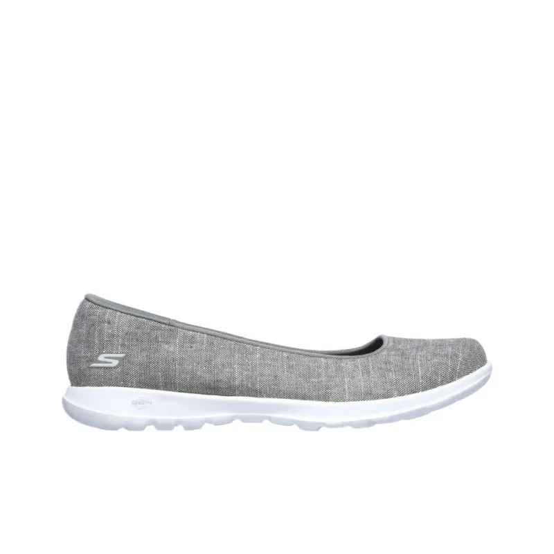 Skechers GO WALK Lite Low Top Casual Shoes Women's Gray-1