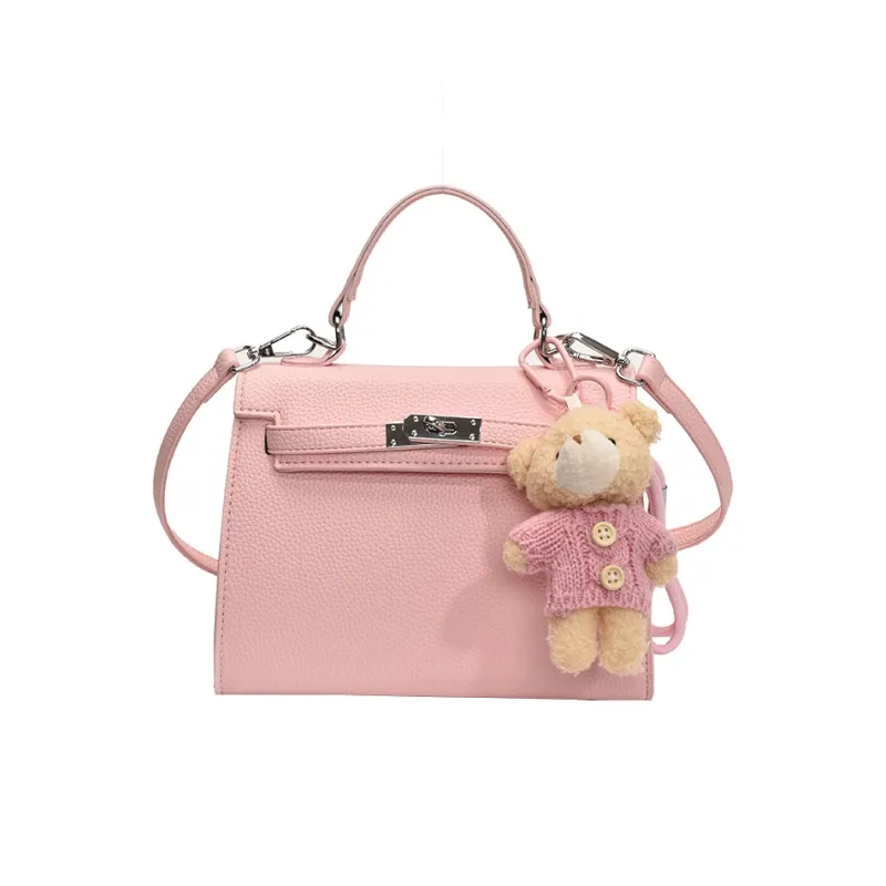 XIANGSU PU Kelly Bag, Crossbody Bag, One Shoulder Handbag Women's Multicolor-16