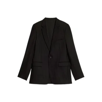 AMIPARIS Pinstripe pattern Single breasted Blazer