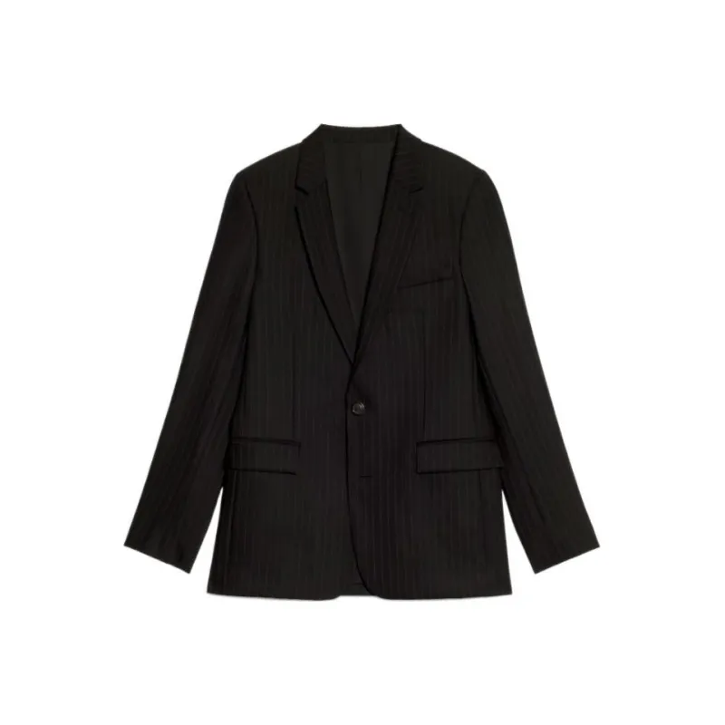 AMIPARIS Pinstripe pattern Single breasted Blazer-0