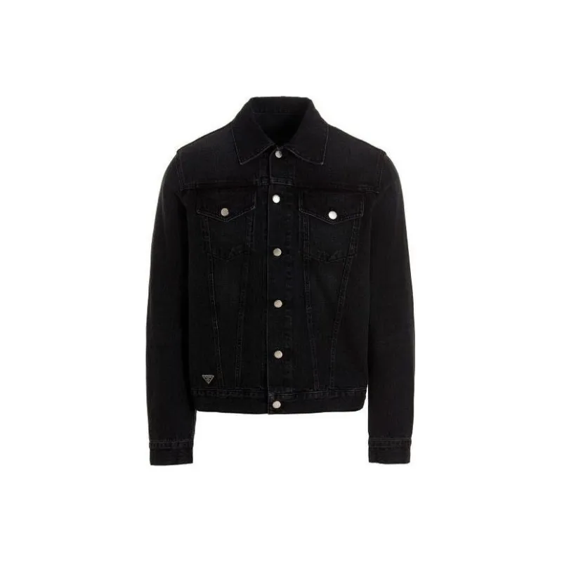 PRADA SS23 Denim Jacket Men's Black-0