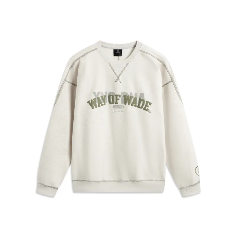 LiNing x YNG DNA Sweatshirt Men's Heather Gray Tile Gray-0