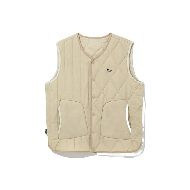 New Era Vests Men Beige-0