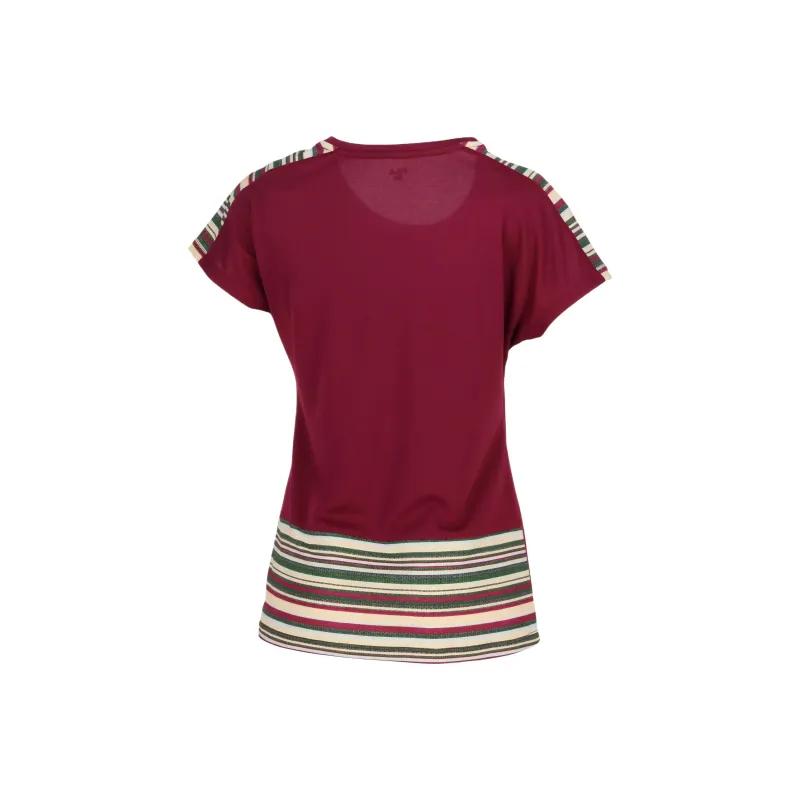 FILA Raglan Sleeve T Shirt Women's Burgundy-1