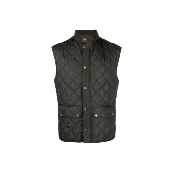 BARBOUR Vests Men Army Green