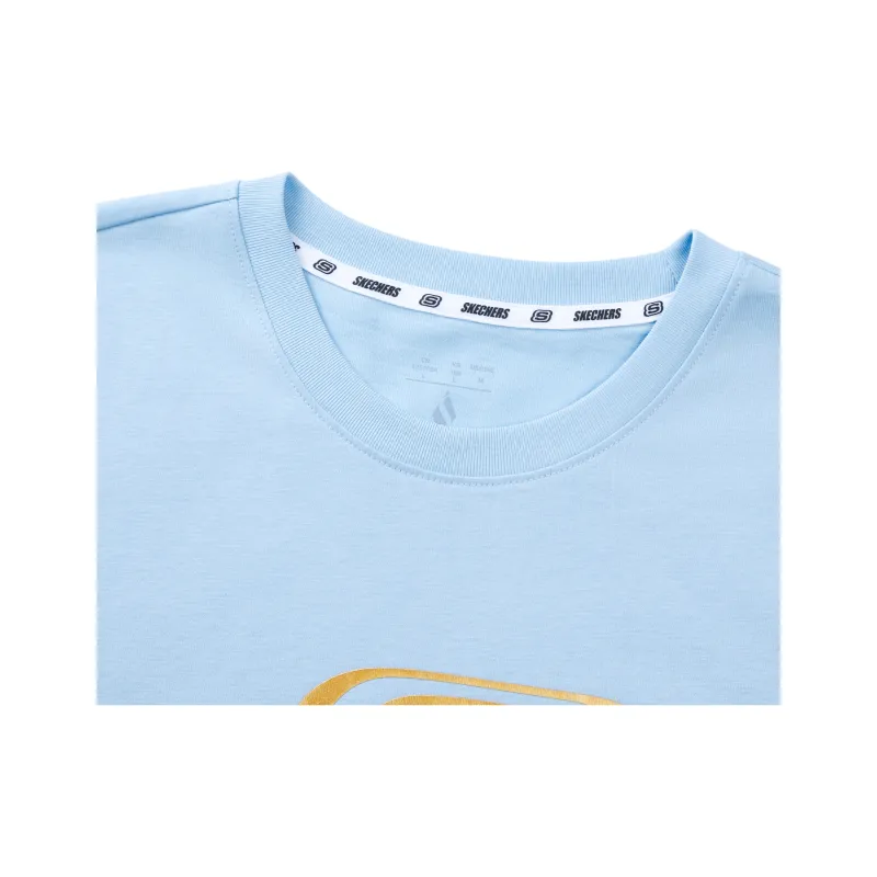 Skechers Sports Alliance Series T-Shirt Unisex Sky Blue Cerulean-2