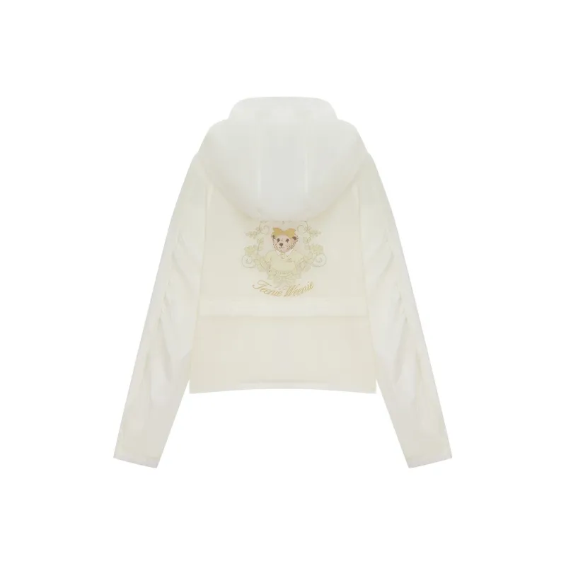 Teenie Weenie Cropped Coat Women's Yellow-1