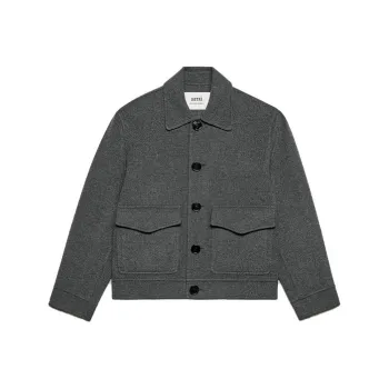 AMIPARIS Boxy Fit Double Face Jacket