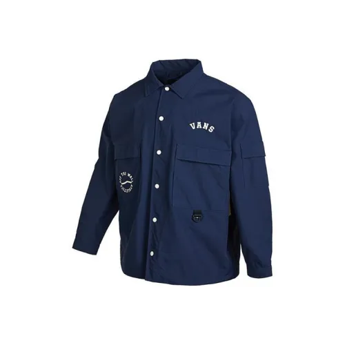 Vans Jackets Men Dark Blue