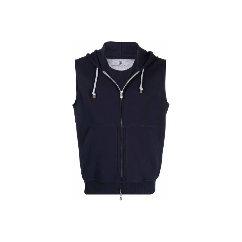 Brunello Cucinelli Vests Men Marine Blue-0