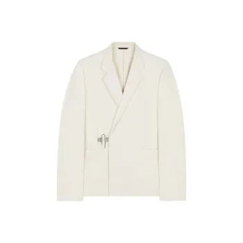 Givenchy Padlock Slim Fit Jacket With Notch Lapel