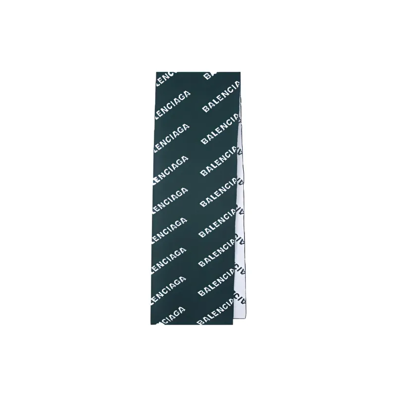 Balenciaga Knit Scarves Men's Forest Green-0