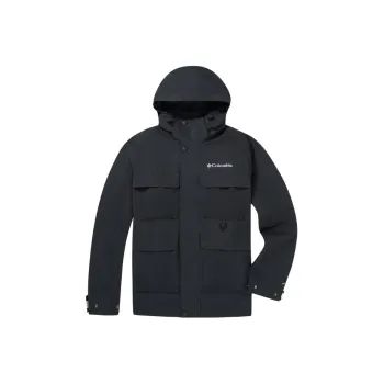 Columbia 2023 Fall Hiking Trail Running Hiking Waterproof, Windproof, And Breathable Windbreaker Jacket Men's Black